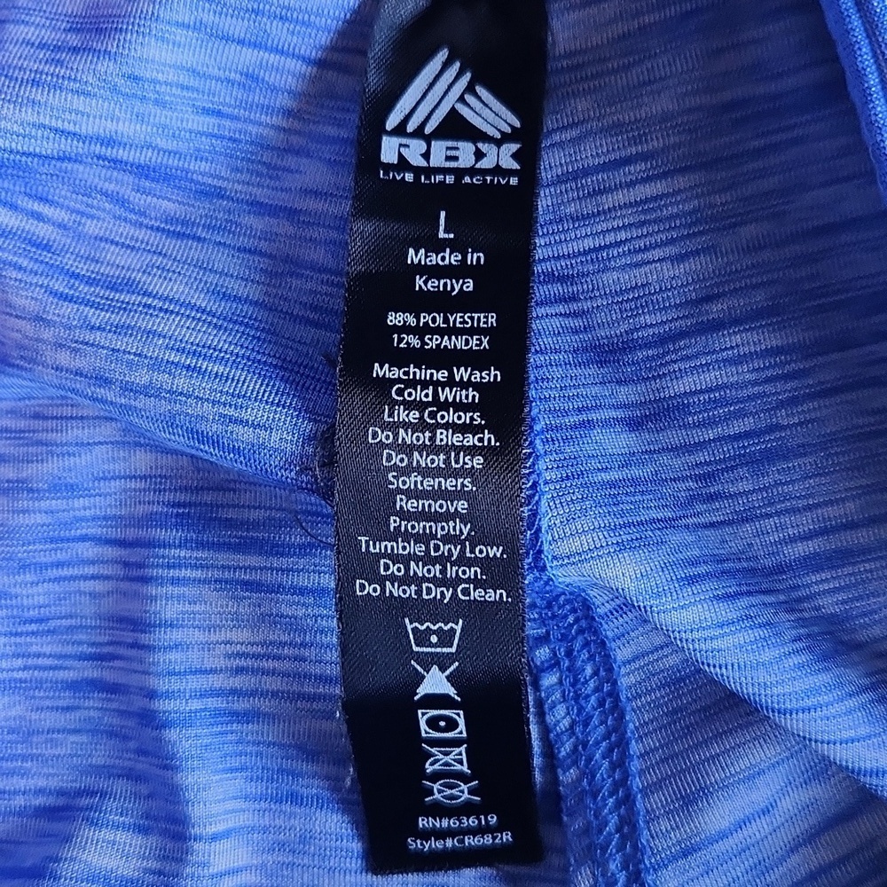 Final Sale RBX Women’s Blue Workout Ankle Pants - Picture 13 of 13